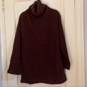 BNWT UNIQLO WOMEN KNITTED FLEECE HIGH-NECK LONG-SLEEVE TUNIC